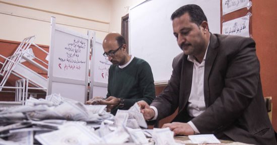 المؤشرات الأولية للجنة العامة بأشمون: 224504 أصوات للسيسى و3081 لموسى