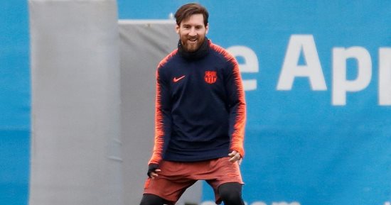 برشلونة يعلن عودة ميسي مع ثلاثى المنتخب الإسبانى للتدريبات غدًا