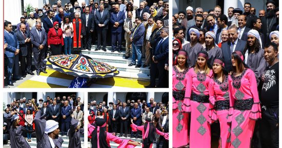 محافظة الجيزة تحتفل بعيدها القومى.. والمحافظ يستقبل المهنئين 
