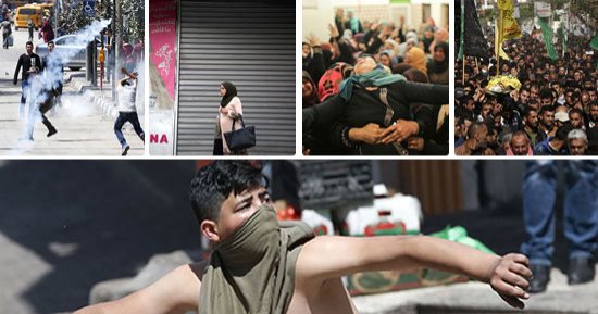 نضال الفلسطينيين ينتصر على بطش الاحتلال وإضراب شامل يعم الأراضى المحتلة 