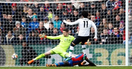 شاهد.. محمد صلاح يصنع التاريخ ويقود ليفربول للفوز على كريستال بالاس