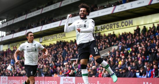 محمد صلاح أفضل لاعب فى مباراة ليفربول وكريستال بالاس