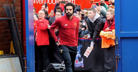 محمد صلاح يصل ملعب مباراة كريستال بالاس مع ليفربول.. صور