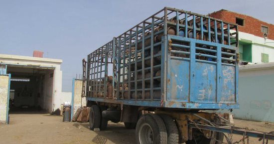 أهالى جنوب بورسعيد يشتكون ارتفاع سعر أسطونات البوتاجاز