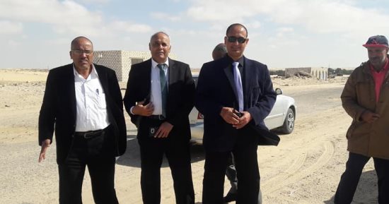 صور.. معاينة موقع مقترح إنشاء أول مستشفى للأمراض النفسية بشمال سيناء