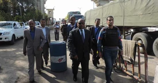 صور.. مدير أمن الغربية يتفقد كمين دفره