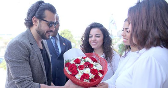 صور...سامو زين: "اتمنى الغناء مع عمرو دياب" 