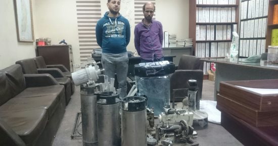 مباحث القاهرة تضبط عاطلين وراء سرقة مخزن خردة فى الشرابية