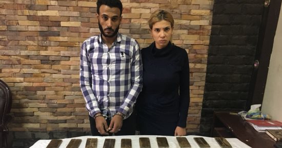 مكافحة المخدرات تضبط عاطل وفتاه قبل ترويجهما 6 كيلو حشيش بالسلام