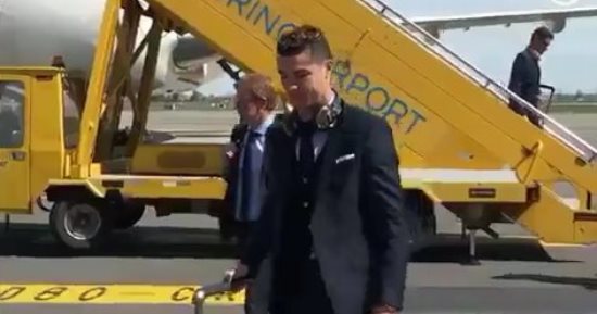 ريال مدريد يصل تورينو لمواجهة يوفنتوس فى دورى الأبطال.. فيديو وصور