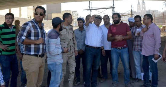فيديو وصور.. محافظ الأقصر يتفقد أعمال مشروع إحياء طريق الكباش الفرعونى