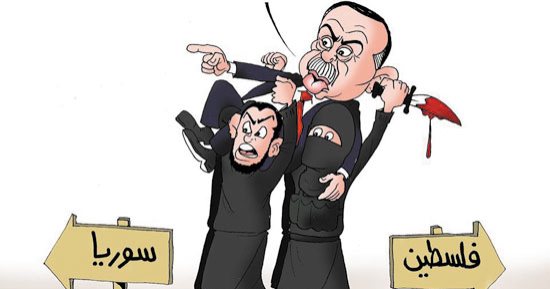أردوغان يجيش الإرهابيين لتحرير سوريا من السوريين.. بكاريكاتير اليوم السابع
