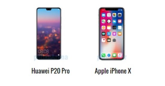 إيه الفرق.. أبرز الاختلافات بين هاتفى هواوى P20 Pro وأيفون X