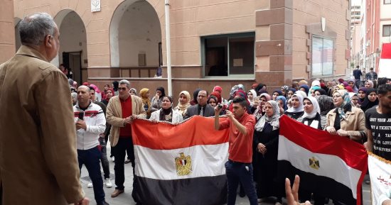 فيديو وصور.. احتفالية طلاب معهد الخدمة الاجتماعية ببورسعيد بفوز السيسى رئيسا لمصر