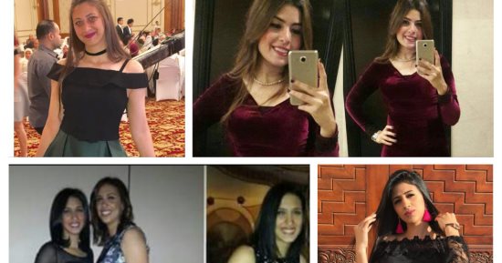 صور.. بنات طائرة الأهلى يرفعن شعار "الشياكة والأناقة" خارج الصالات 