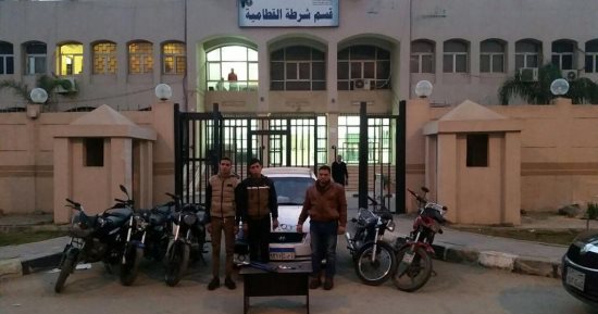 القبض على تشكيل عصابى وراء سرقة الدراجات البخارية فى القطامية