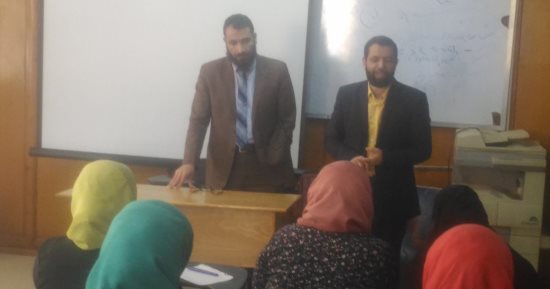 مركز الخدمة العامة بجامعة الفيوم ينظم دورة تدريبية عن آليات العمل التطوعى