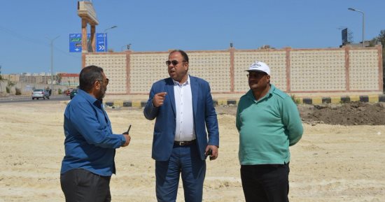 صور.. توسعة رافد الطريق الدولى وإنشاء موقف للأتوبيس بكفر الشيخ