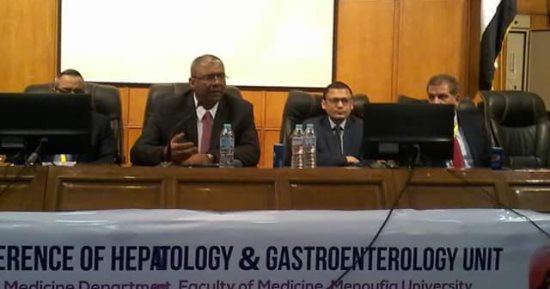 عميد طب المنوفية يفتتح فعاليات المؤتمر الثانى لوحدة الجهاز الهضمى و المناظير