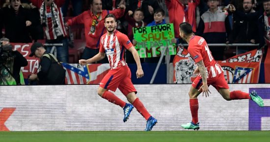 كوكى يسجل أسرع هدف أوروبى لأتلتيكو مدريد فى الشوط الأول أمام لشبونة