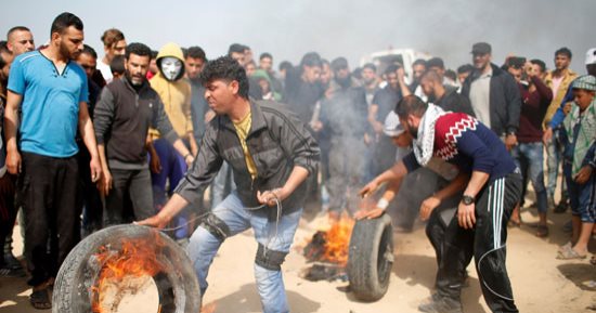 ارتفاع عدد المصابين الفلسطينيين إلى 701 شخصا برصاص قوات الاحتلال فى غزة