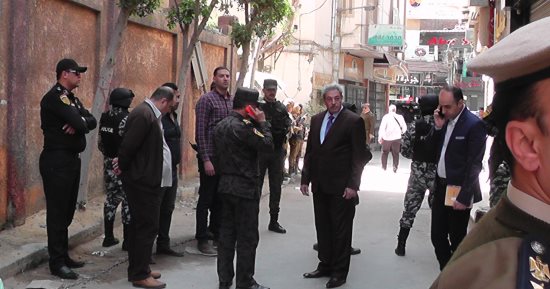 صور.. مدير أمن الدقهلية يتفقد خدمات تأمين الكنائس بمدينة المنصورة