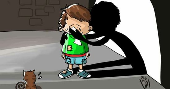 حال الدنيا.. ظل اليتيم فى كاريكاتير "اليوم السابع"