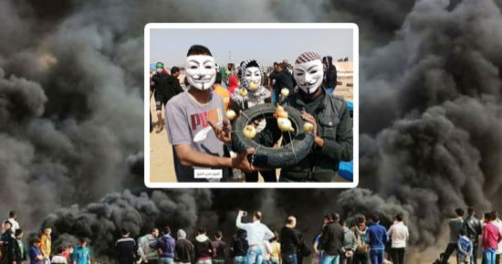 "جمعة الكاوتشوك" ترعب جيش الاحتلال.. الفلسطينيون يحتشدون على طول الشريط الحدودى بالجمعة الثانية لمسيرة العودة.. إشعال النار فى ألاف الإطارات التالفة.. إسرائيل تطلق الرصاص الحى وتستعين بـ"المراوح".. (صور)