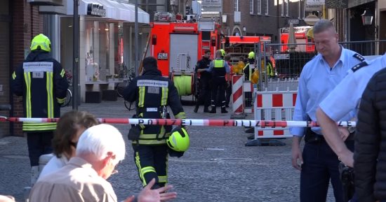 صور.. 4 قتلى و30 مصابا فى حادث الدهس بمدينة مونستر الألمانية