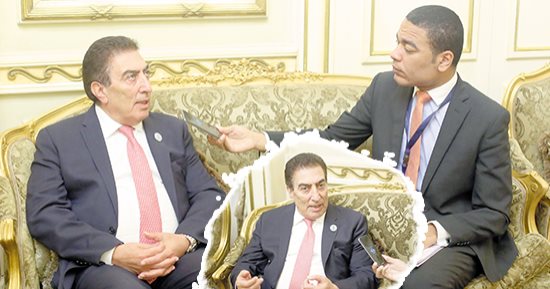 صور.. وسائل إعلام عربية وأمريكية تبرز حوار رئيس مجلس النواب الأردنى لليوم السابع 