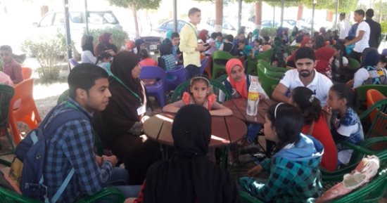 صور.. جامعة الأزهر فرع أسيوط تحتفل بـ 106 طفلا فى يوم اليتيم