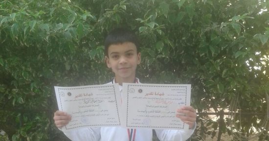 صور.. طالب بالقليوبية يفوز بالمركز الأول بمعرض زويل للعلوم والهندسة
