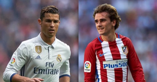 معركة الوصافة تشعل ديربى مدريد بين الريال وأتلتيكو.. جماهير برشلونة تؤازر الملكى من أجل حلم الليجا.. التاريخ يمنح كتيبة زيدان صك التفوق أمام الروخى بلانكوس.. وجريزمان يتحدى كريستيانو رونالدو فى المباراة الـ200