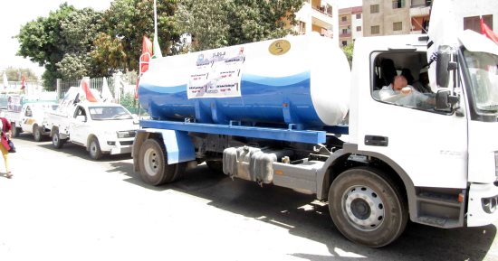 صور.. مياه سوهاج تشارك فى الاحتفال بالعيد القومى للمحافظة