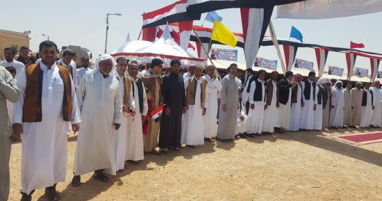 رئيس نادى الرجاء وعمد ومشايخ مطروح يحتفلون بنجاح الرئيس السيسى