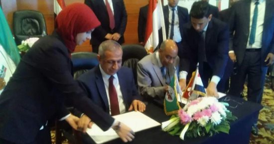 صور.. الأكاديمية العربية توقع بروتوكول تعاون مع هيئة قضايا الدولة للتدريب