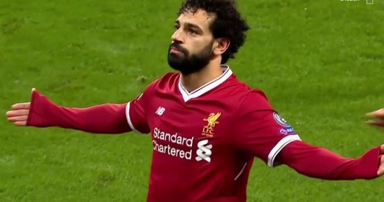 محمد صلاح يحرز هدف ليفربول الأول أمام روما ويرفض الاحتفال