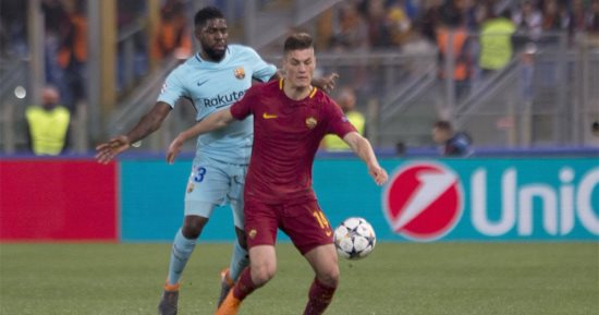 برشلونة يجمد ملف تجديد عقد أومتيتى بعد السقوط الأوروبى أمام روما