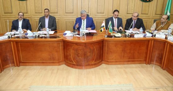 مدير أمن المنوفية والسكرتير العام يشهدان اجتماع مجلس إدارة المنطقة الصناعية