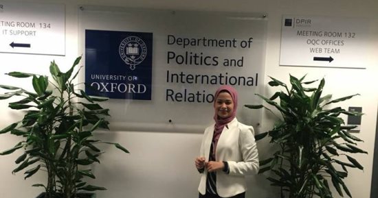 طالبة أقصرية تنافس فى مسابقة لمحاكاة حريه الإعلام فى جامعة أكسفورد