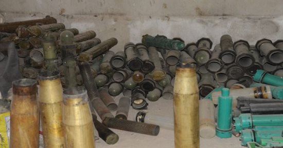 العثور على 5 عبوات ناسفة وصاروخين فى صلاح الدين بالعراق