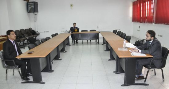المقابلة الشخصية لاختبارات الإشتراك فى برنامج التدريب من أجل التوظيف بجامعة القناه