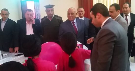 مديرية أمن البحيرة تحتفل بيوم اليتيم بنادى الشرطة