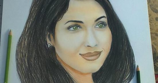 صور.. قارئ يشارك اليوم السابع بموهبته فى الرسم