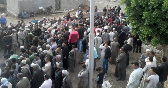 عزبة سملا بالغربية تودع شهيد الوطن محمد إبراهيم ‎بالزغاريد