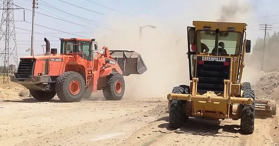استكمال حملة النظافة المكبرة بمداخل محافظة المنوفية