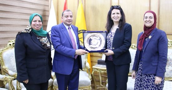 جامعة بنى سويف تستقبل هيئة فولبرايت لتقديم برامج لطلبة الدراسات العليا