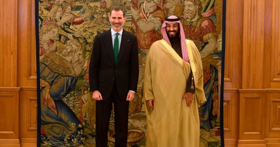ولى العهد السعودى يبحث مع وزيرة الدفاع الإسبانية التعاون الثنائى