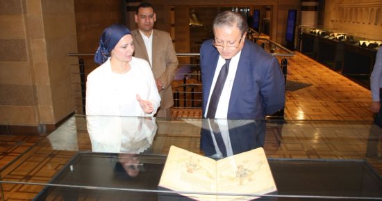 صور.. رئيس دار الكتب يزور مبنى باب الخلق استعدادا لافتتاحه