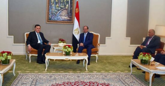 السيسى يدعو الأطراف الليبية كافة إلى إعلاء المصلحة الوطنية العليا والاستقرار